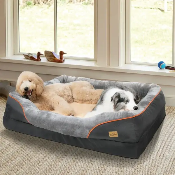 Large Dog Bed Soft Warm Fleece Pet Bed Waterproof